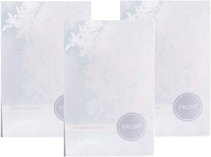 Floral Simplicity Frost Scented Sachets Pack of 3, Fall & Winter - Long-Lasting Scented Bags, Home Fragrance & Deodorizer, Air Freshener & Deodorizer for Closet, Room, or Cars, Made in USA