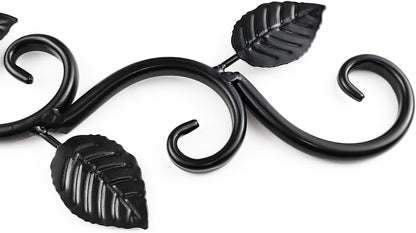 TIHOOD 4PCS Plants Hangers Outdoor Indoor Decor, Wall Hooks for Hanging Plant Bracket, Plant Hooks for Bird Feeder, Wind Chime, Lights, Lanterns