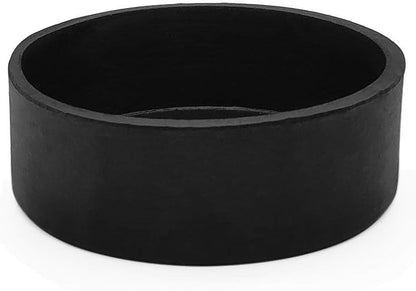 Flyshop Furniture Table Covers Non-Slip Durable Rubber Leg Tips Chair Leg Caps Floor Protector Round Black 4PCS Size 76mm, 3"