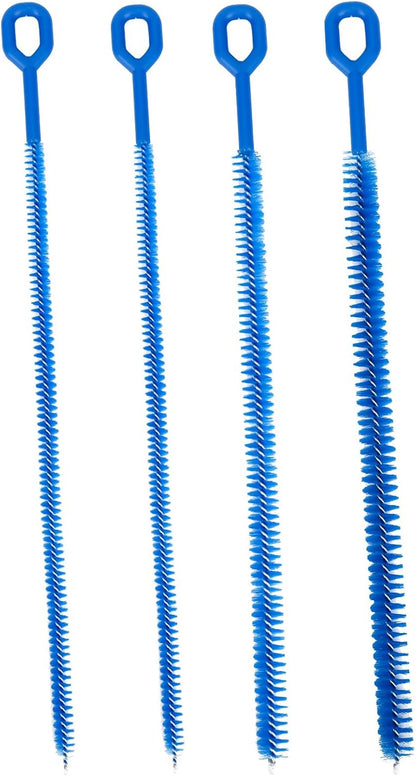 4pcs Straw Cleaner Brushes for Stanley, 12.4in Extra Long Full Bristles Replacement Coverage Reusable Straw Brush Cleaning Accessories for Water Bottles Glass Pipe Sippy Cup(0.31in+0.39in+0.47in)