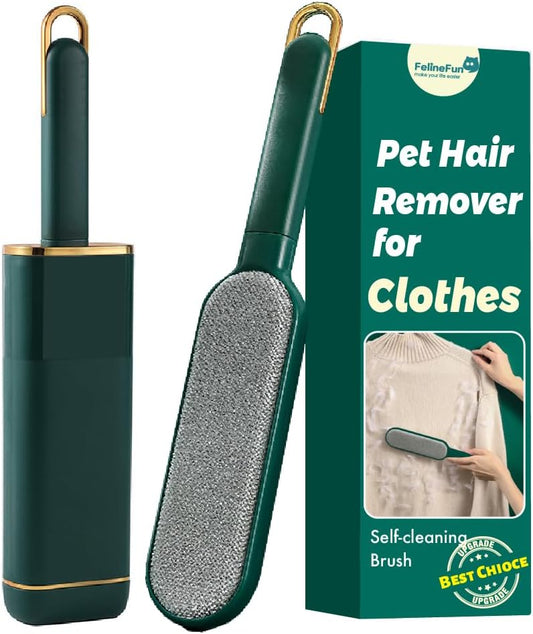 Pet Hair Remover for Clothes -Dog & Cat Hair Remover for Clothes-Better Than Lint Rollers for Pet Hair, Lint Remover Brush, Lint from Clothing, Couch, Furniture, Bedding,Car