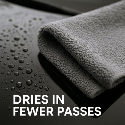 Paks Edgeless Microfiber Towels for Cars - 16x16 Microfiber Cleaning Cloth - 10-Pack Extra Absorbent Microfiber Towels Dish Towels, Streak-Free