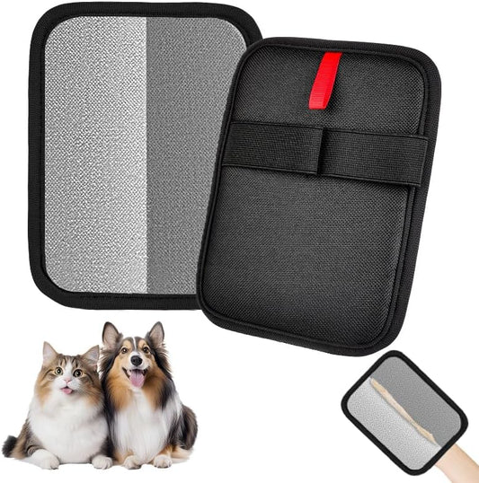 Pet Hair Remover, electrostatic pet Hair Removal Gloves, cat and Dog pet Hair Removal Tools, Suitable for Bed Sheets, Blankets, Clothes, Sofas, Multi-Functional Beauty Gloves -2 Piece