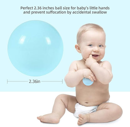 GOGOSO Playpen Balls for GirlsToddlers for Playhouse, Baby Pool, Play Ball Fun Centers, for Babies, Kids, Toddlers 1-3, Phthalate Free BPA Free