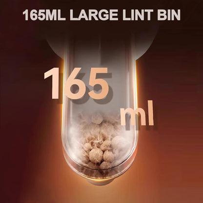 Dual-Head Fabric Shaver, Rechargeable Electric Lint Remover, 3-Speed Lint Shaver & 165ml Large Capacity Dust Box, Fuzz Remover for Wool, Coat, Couch, Furniture