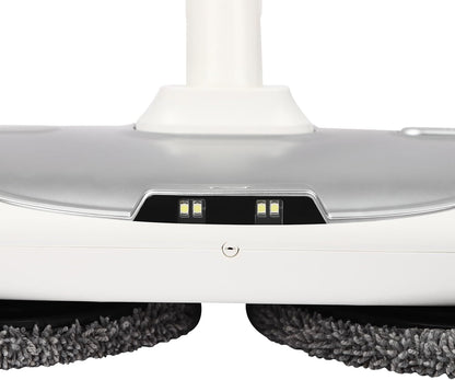 Cordless Electric Floor Cleaner Electric Mop Floor Cleaner Automatic Cleaning Buckle Rechargeable Floor Polisher Up to 100 mins with LED Headlight Water Sprayer for Wooden Marble Tile Hardwood Floor