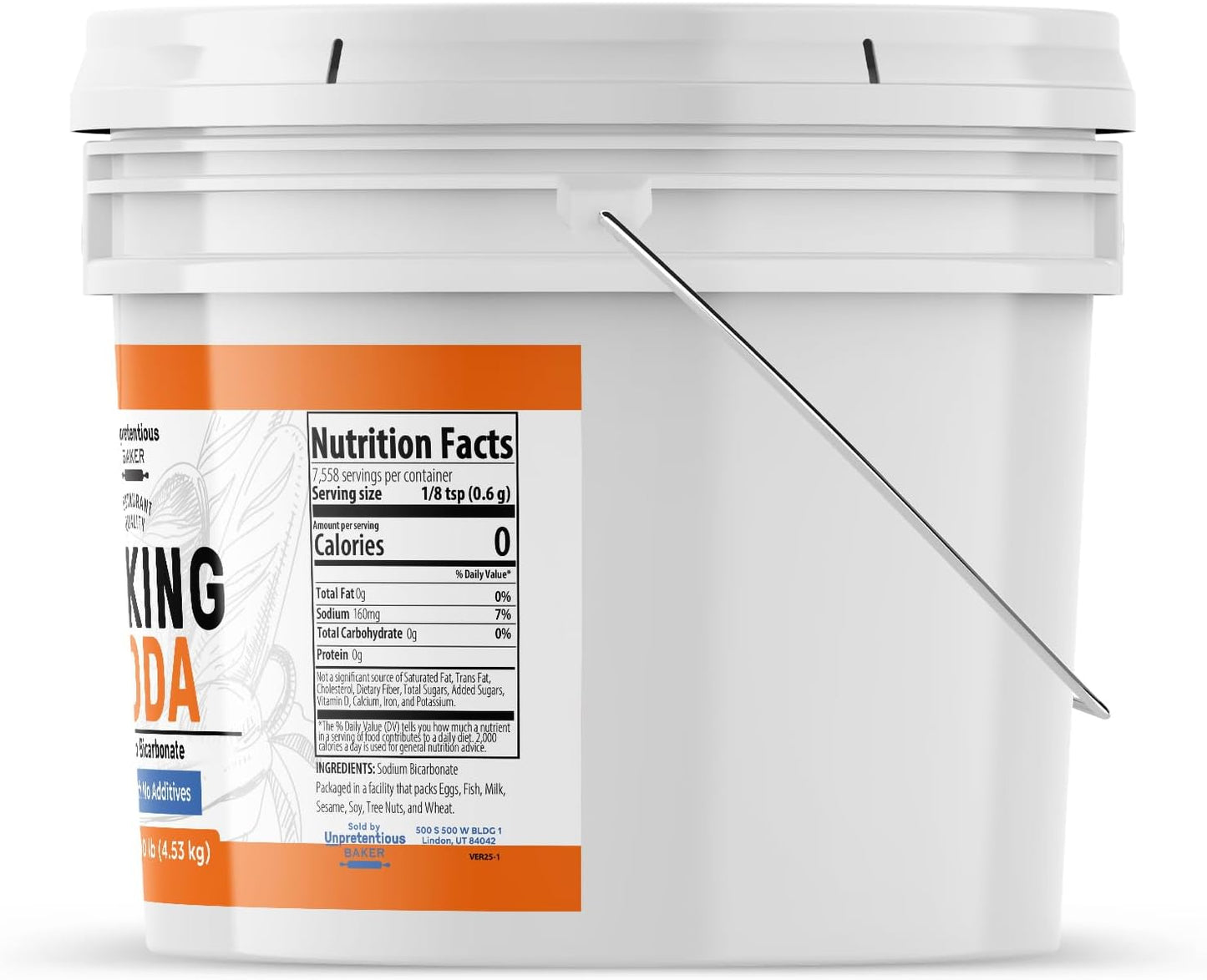 Unpretentious Baking Soda (1 Gallon), Cooking, Baking, Cleaning & More