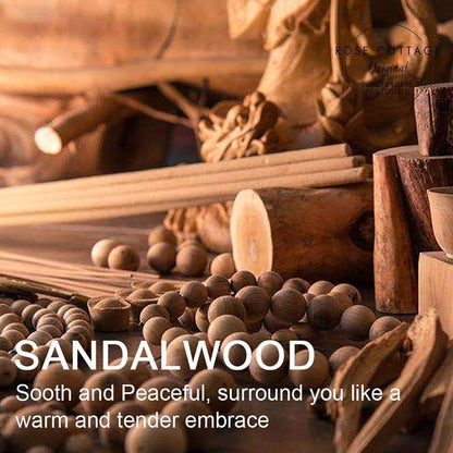 ROSE COTTAGE Large 12 Packs Sandalwood Hanging Closet Deodorizer Air Freshener Long Lasting Scented Sachets Smell Goods for House