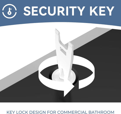 Paper Towel Dispenser Wall Mount, Adhesive No Drilling Multifold Trifold C Fold Commercial Hand Towel Dispenser,Black