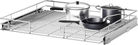 Pull Out Cabinet Organizer 31½" W x 21½" D, Heavy Duty Cabinet Pull Out Shelves, Slide Out Drawers Organization for Kitchen Cabinets Bathroom