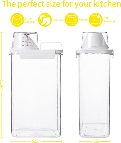 Rice Container, Rice Storage Container, 3-5 Lbs Tcereal Storage Container, Dog Food Storage Container, Suitable for Home Kitchen Rice, Soybean Food Storage