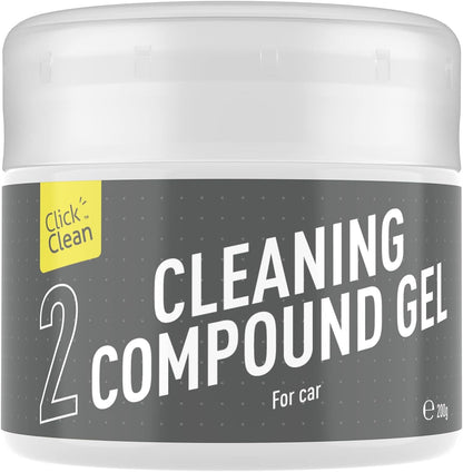 CLICK CLEAN Cleaning Gel for Car, 7oz Car Detailing Tools, Cleaning Putty Gel, Car Interior Cleaner Universal Dust Cleaner for Keyboard, Laptop, Air Vents