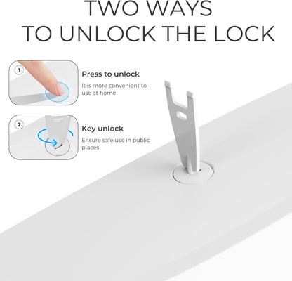 Paper Towel Dispenser Wall Mount, Adhesive No Drilling Multifold Trifold Cfold Commercial Hand Towel Dispenser,White-PN6015