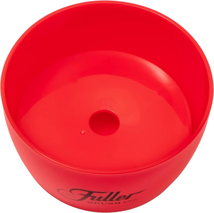 Fuller Brush Handy Holder with Drain Rack – Small Sink Caddy for Organizing Cleaning Sponges & Tools – Removable Drain Tray, Dishwasher Safe – Red