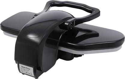 Intelligent Steam Press with 5 Fabric Setting Professional Steamer 1600W for Home/Business 36inch Non-stick Large Pressing Surface Auto Shutoff & Temp Settings Digital Touch Screen (Black)