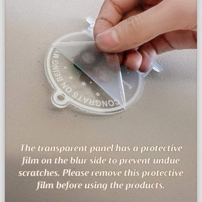 Pawfect House Custom Photo Acrylic Ornament, Personalized Christmas Sympathy Memorial Gift for Loss of Mom, Dad, I'm Wherever You Go, Bereavement Gifts for Loss of Father, Christmas Tree Ornaments