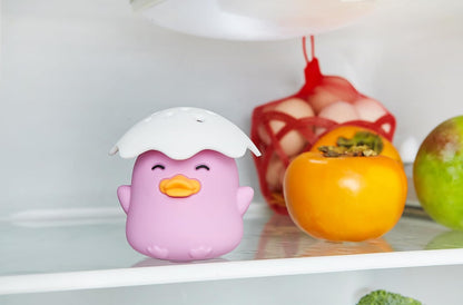 Duck Refrigerator Baking Soda Deodorizer Holder, Odor Absorber and Eliminator, Can Absorb Odor, Food Grade (Purple)