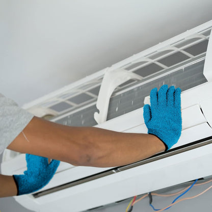 Bencailor 6 Pairs Microfiber Dusting Gloves, Dusting Cleaning Gloves Microfiber Gloves for Plants House Blinds Car Dust Mitt (Bright Color,Medium)