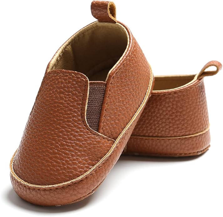 Morbido Infant Baby Boys Girls Canvas Sneaker Toddler Slip On Anti Skid Newborn First Walkers Candy Shoes for 0-18 Months