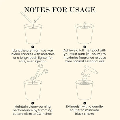 M&SENSE Natural Soy Candle| Fruit Nectar | 5.3 oz | Minimalist Scented Candle for Relaxation, Gifting, Home Décor | for Bedroom, Office, Party Small