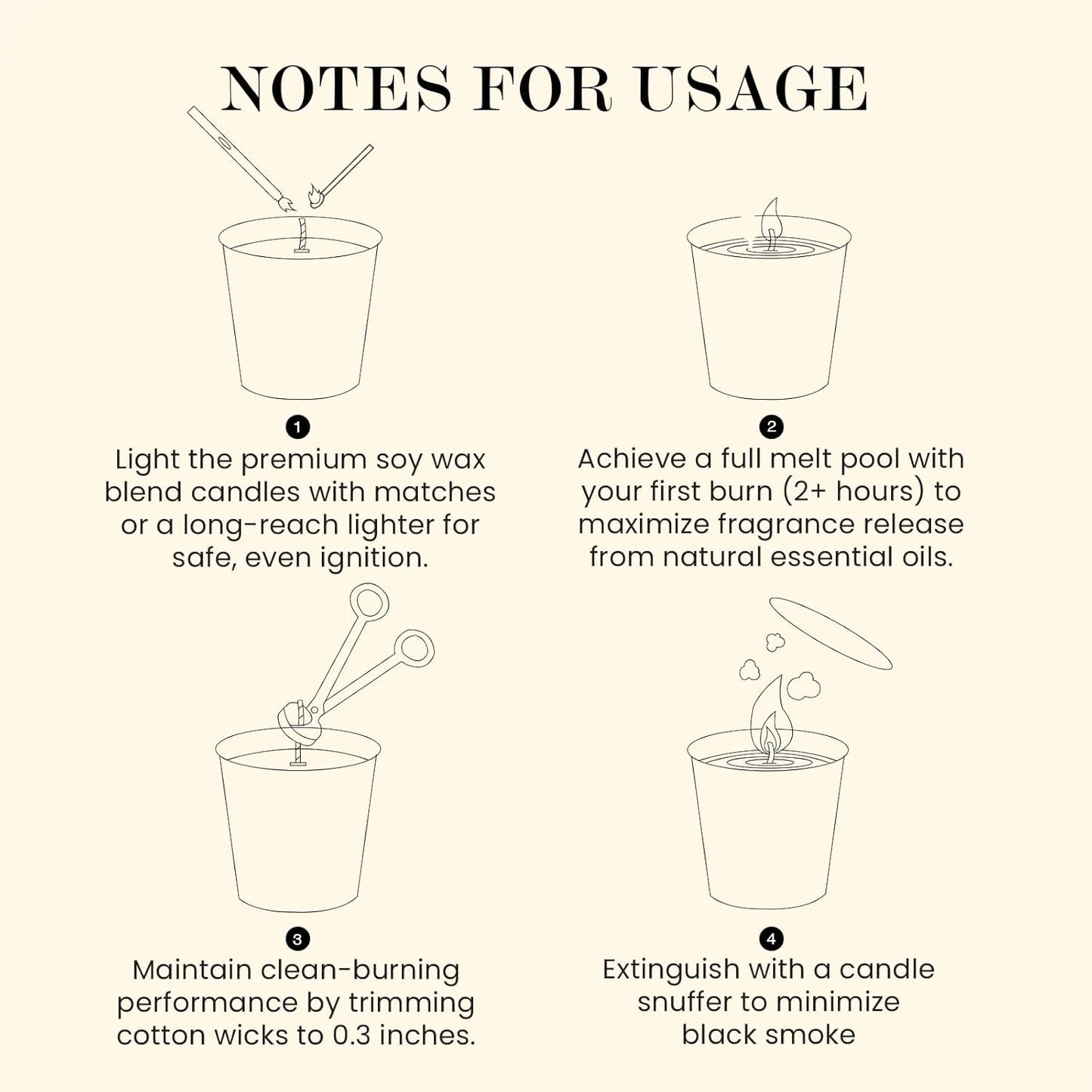 M&SENSE Natural Soy Candle| Linen Breeze | 16.6 oz, 95H Burn | Minimalist Scented Candle for Relaxation, Gifting, Home Décor | for Bedroom, Office, Party Large