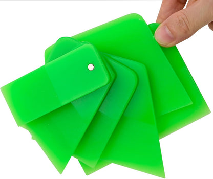 NEWISHTOOL 6 Pcs Magnetic PPF Squeegee Window Tint Tools Auto Car Paint Protection Film Install Tool, Soft Rubber Scraper Application for Windshield and Glass Window Tinting, Cleaning & Bubble Removal