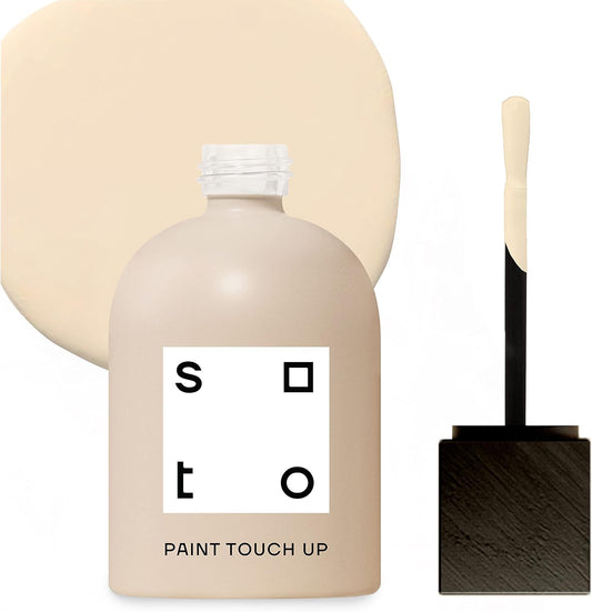soto Beige Paint Touch Up, Multi-Surface, Matte Finish (No. 13 Smoked Salt) - 1.5 Ounces/45 Milliliters of Scratch Repair for Furniture, Walls, Cabinets, Trim, Doors, Indoor/Outdoor