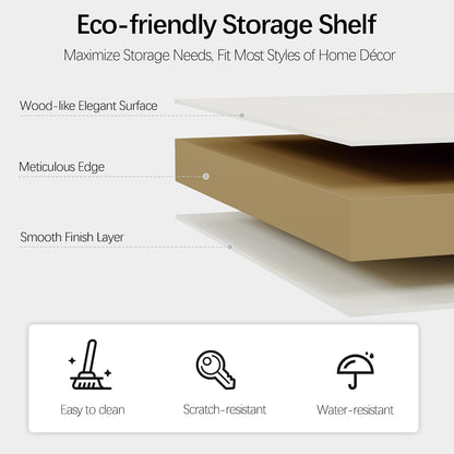 70-Inch Tall White Bookcase, 5 Tiers Shelves Open Storage Bookshelf, 33 in Wide Anti Tipping Indoor Furniture, Book Cases for Home Library Office Bedroom School