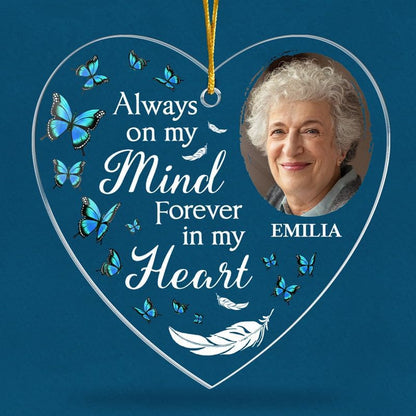 Pawfect House Custom Photo Acrylic Ornament, Personalized Christmas Memorial Sympathy Gifts for Family Members, You are Not Missed, Christmas Tree Ornaments, Sympathy Gifts for Loss of Loved One