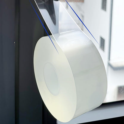 Window Weather Sealing Tape 2 in x 66 FT Weather Stripping Weatherproof Draft Stopper Clear Window Insulation Tape for Doors Windows Garages RVs Energy Saving Kit