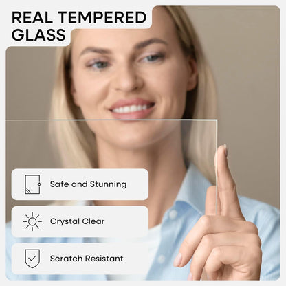 Homeforia 11x22 Newspaper Frame Wooden, High End Natural Oak 11 x 22 Picture Frame Light Wood without Mat, 22x11 Poster Frames for Wall, 11by22 Display Photo Frames, Tempered Glass, Wall Kit, Set of 1