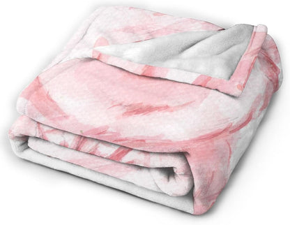 HGOD DESIGNS Lovely Pink Pig Watercolor Blanket, Super Soft Pig Throw Blanket 40"x50" Blanket for Bed Couch Chair Fall Winter Camping Living Room Office