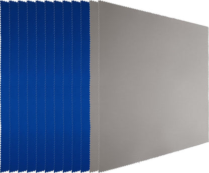 Frienda 12 Pack Large Microfiber Glass Cleaning Cloths 12 x 12 Inch Oversized Sunglasses Cleaning Cloths for Electronics Glasses Screens and Lenses(Blue,Deep Gray)