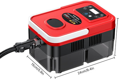 Irishom Steam Cleaner Handheld with 4pcs Accessories, Touch Screen 6 Levels Adjustable 15s Fast Steam Deep Cleaning with Portable Handle 1200ml/40.5oz Water Tank