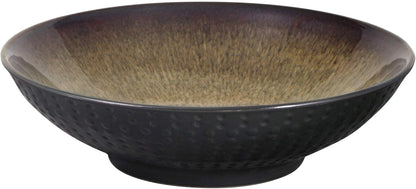 Pfaltzgraff Cambria 16-Piece Stoneware Dinnerware Set, Service for 4, Dark Brown