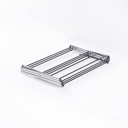 Displays By Jack Portable Collapsible Clothing Dryer Rack, Foldable Drying Rack for Clothes, Lingerie, Towels, Linens, Laundry Home Apartment Must Haves, Metal Chrome Finish
