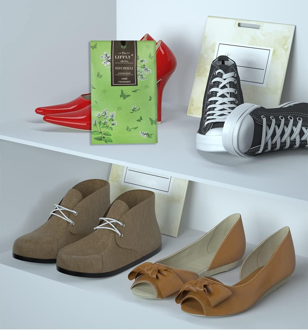 14 Packs Scented Sachets Bags for Drawers and Closets Long-Lasting Home Fragrance Sachet Lavender Cherry Blossoms Lilac Fresh Linen Eucalyptus Peppermint Lemongrass 7 Scent Gift Box