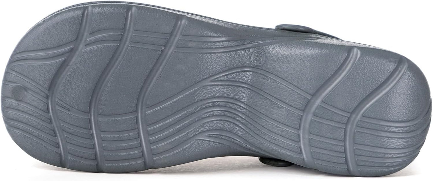 Womens Mens Fur Lined Clogs Waterproof Garden Shoes Winter Warm Fleece Lining Fuzzy House Home Slippers Indoor Outdoor Mules