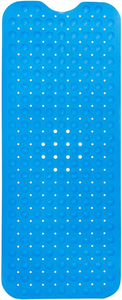 ENKOSI Bath Mat - Large Non Slip Bathtub & Shower Mat - Extra Long 40 x 16 Inch Bathroom Mats for Tub Nonslip Anti Slip Bathmats (40x16 Sky Blue 1-Pack)