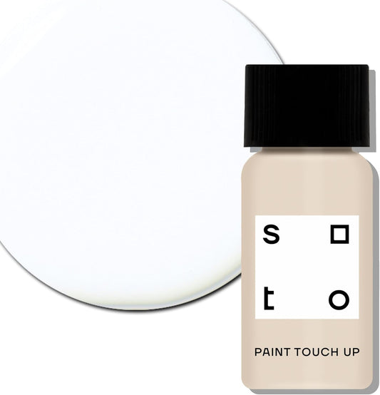 soto White Paint Touch Up, Multi-Surface, Matte Finish (No. 02 Oxman White) — 10 Milliliters of Scratch Repair for Furniture, Walls, Cabinets, Trim, Doors, Indoor/Outdoor