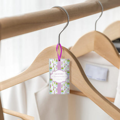 SCENTORINI Lavender Sachets for Drawers and Closets, Long-Lasting Sachets Bags, Pack of 14, Home Fragrance Sachet for Wardrobe, Closet, Drawer