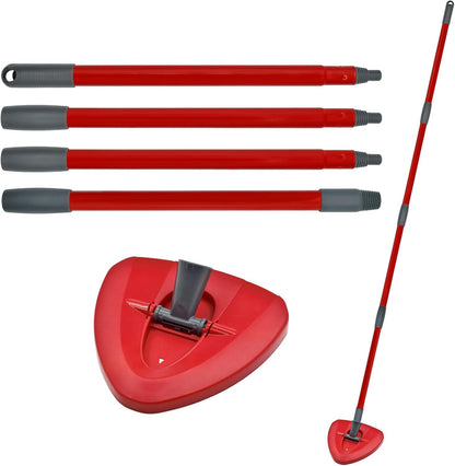 Mop Handle for Ocedar,Spin Mop Replacement Head Base Compatible with O Cedar,4-Section Spin Mop Handles and Base for EasyWring Spin Mop