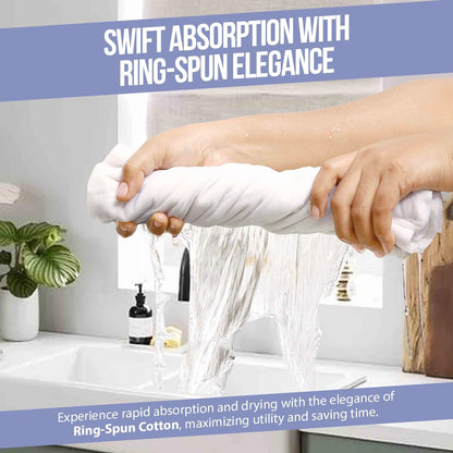 Flour Sack Towels | Tea Towel for Crafts| Kitchen Dish Cotton Blank Towel for Embroidery|Baking Bread Proofing Linen Cover| Thick Absorbent Quick Dry| 12 Pack 28"x28" White