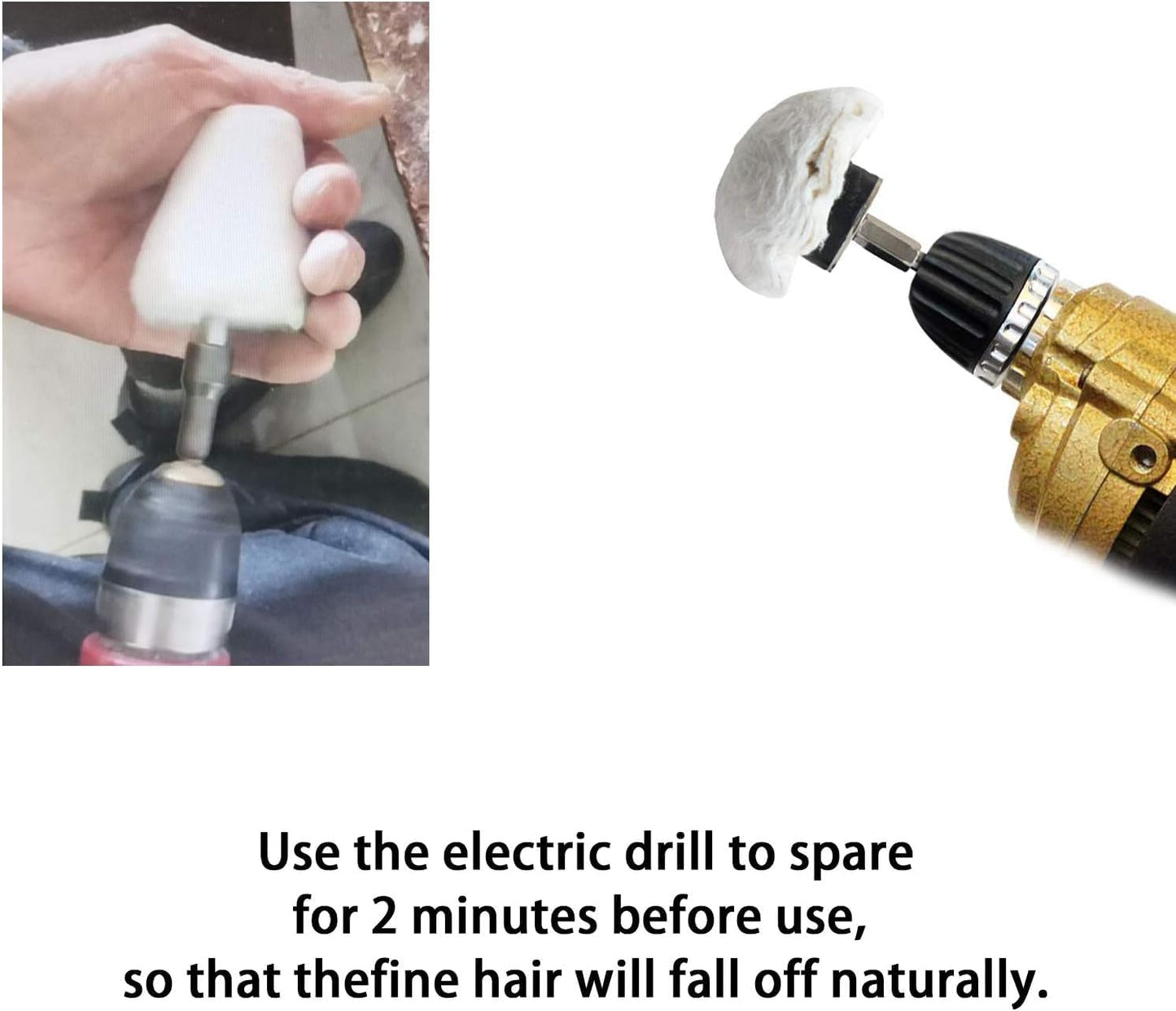 Polishing Pad Buffing Wheel Kit White Flannelette 5 Pack, Polisher Tools Fit for Metal Aluminum Stainless Steel Chrome Wood Plastic Ceramic Glass Woods Fabric Cotton Machine Jewelry etc