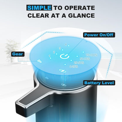Automatic Soap Dispenser Liquid Touchless: 13.52oz/400ml Wall USB Rechargeable - 4-Level Adjustable Modern Electric Hand Soap Dispenser - Kitchen Bathroom Kids Family Black