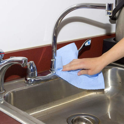 TaskBrand N-V040CGB Blue V40 Value Series Center Pull Wiper Sheets, All-Purpose Disposable Cleaning Towels, 10 x 11.5 Inches, Blue, Roll of 200