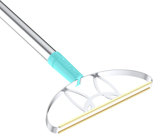 63‘’Ultra Long Heavy Duty Carpet Rake - Efficient Pet Hair Remover for Carpets, Rugs & Furniture, Deep Cleaning Carpet Scraper, Durable Home Use Tool by LINTPLUS