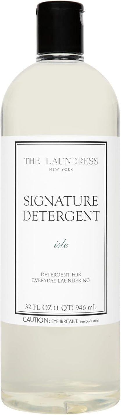 The Laundress Signature Isle Detergent, Coastal Inspired Scent, Concentrated Laundry Detergent Liquid, Tough on Stains, Isle Scent, 32 oz.