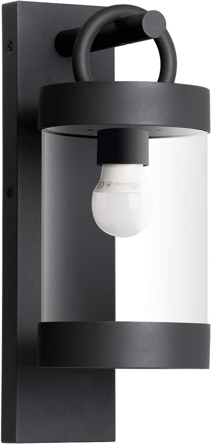 Dusk to Dawn Outdoor Lighting Wall Sconce,Modern Exterior Porch Light Fixture Aluminum with E26 Base 14In for House Patio Garage Front Door,Max 28W