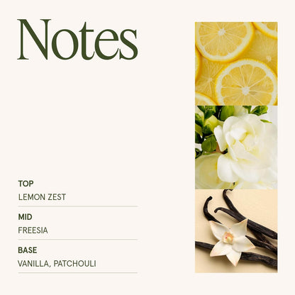 LA JOLIE MUSE Fall Candle | Vanilla Bomb Candle –Vanilla, Lemon Zest & Patchouli |19 oz Large Wooden Wick | Natural Soy Wax | 90 Hours Clean Burn | Gift-Ready for Autumn Hosting | Seasonal Home Décor